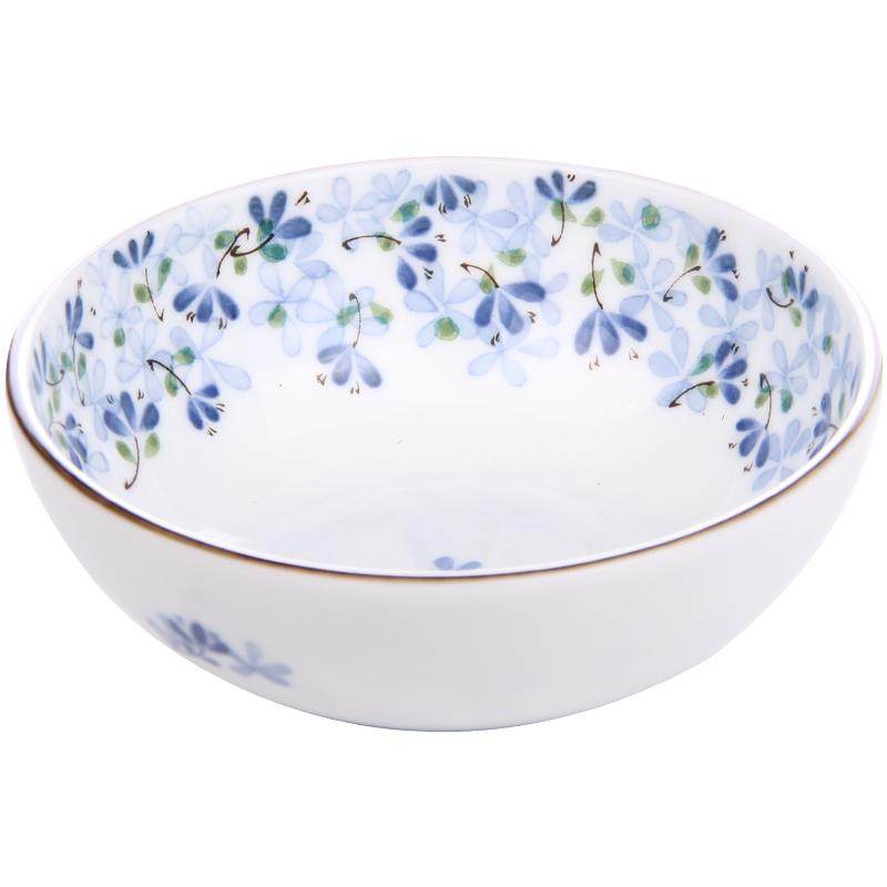 陶趣居 小蓝芽碗浅钵 日本陶瓷碗家用饭碗小面碗日式餐具汤碗瓷碗