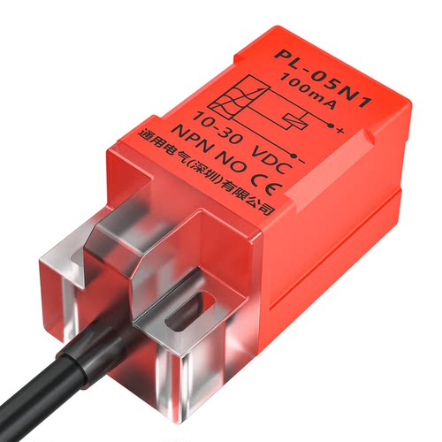 方形接近开关PL-05N传感器N2三线NPN常开05P/P2 PL-08N/P 24VDCD1