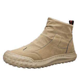 劳保男鞋春季加绒棉鞋防水防滑工地干活轻便男士工作鞋运动马丁靴