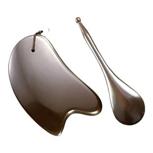 正品泗滨玄黄砭石刮痧板脸部面部眼部全身通用经络刮痧砭石拨筋棒