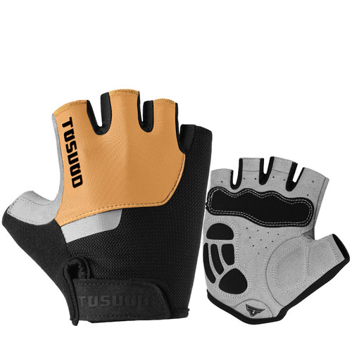 塔斯队长骑行手套半指减震春夏公路山地自行车短男女防滑专业装备