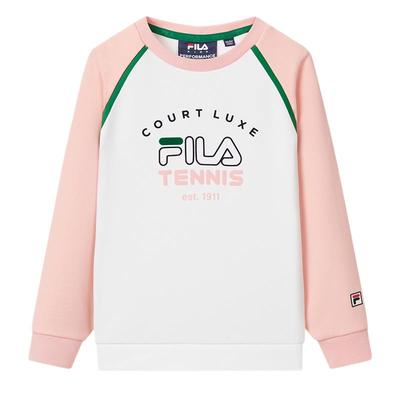 FILA斐乐女童针织套头衫