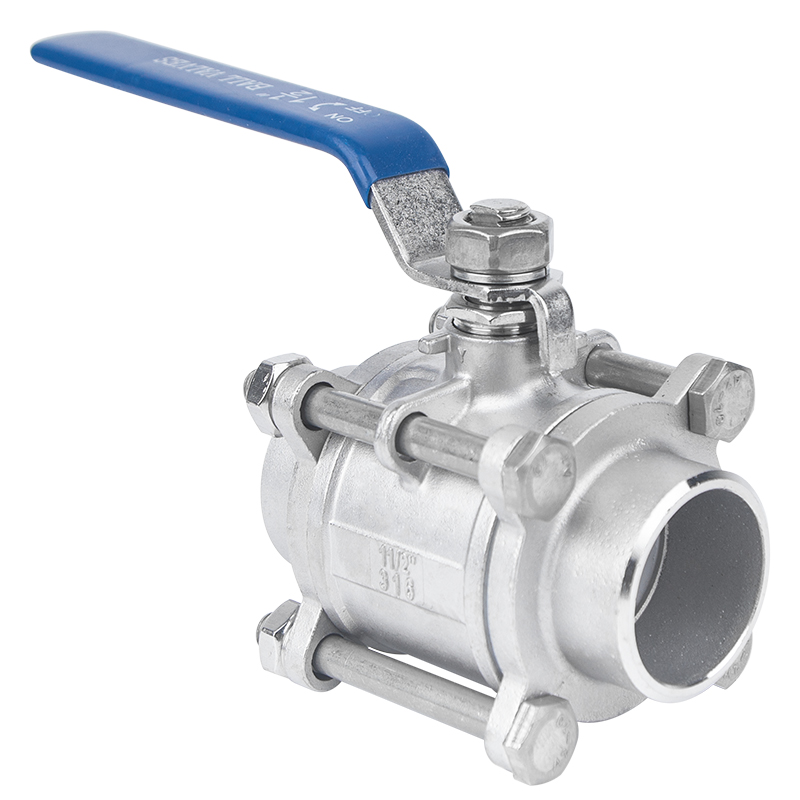 304/316L不锈钢三片式焊接球阀Q61F-16P全通径内螺纹球阀DN15 25