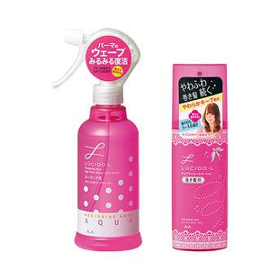 LUCIDO-L DESIGNING AQUA波浪弹力水250ml或 空气感卷发乳液180ml