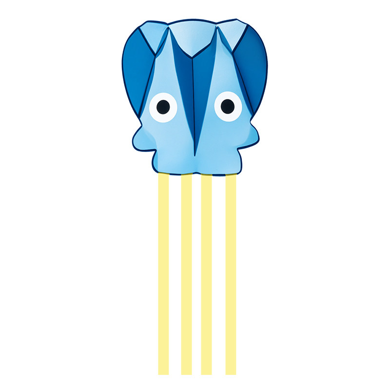 章鱼口袋风筝儿童微风易飞新款宝宝手持竹蜻蜓室户外公园春游玩具