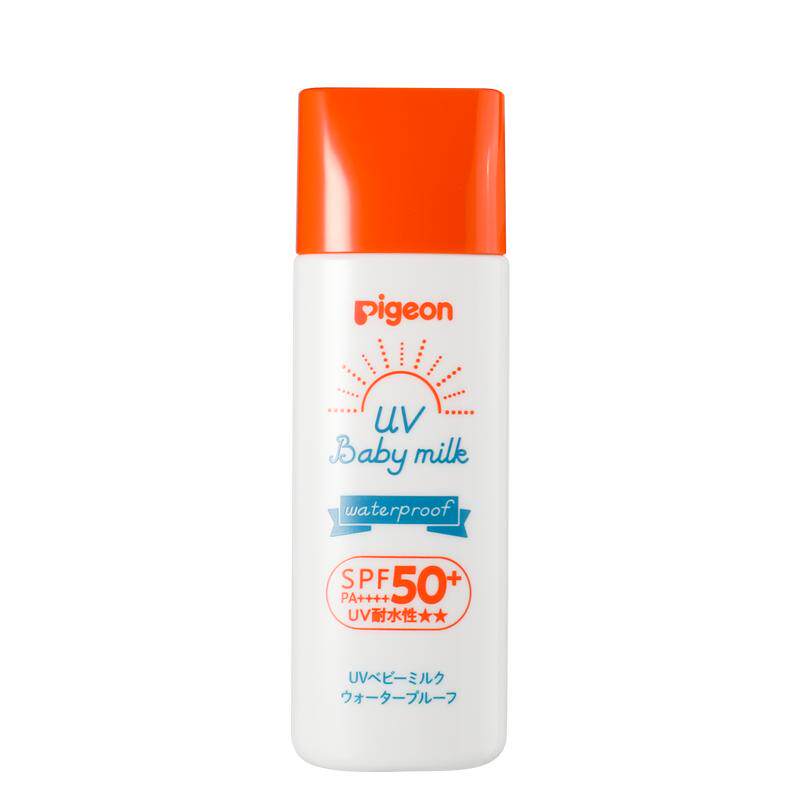 贝亲儿童防晒霜物理防晒乳spf50+