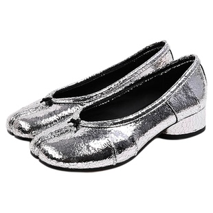 日本Angelcocoa女鞋平跟中跟底鞋芭蕾单鞋女分趾猪蹄鞋