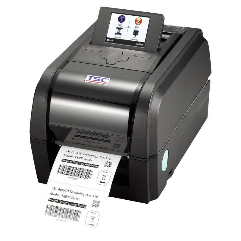 TSC TX-600点高清条码标签打印机二维码亚银铜版纸不干胶用机器