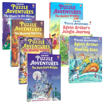 Usborne Puzzle Adventures 尤斯伯恩 解谜冒险系列 益智活动 全彩桥梁读物 思维训练 英文原版进口儿童图书