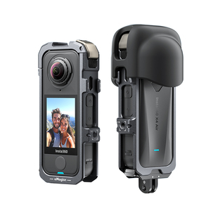 aMagisn阿迈适用影石Insta360 X4Air金属兔笼保护框X4air骑行降风噪拓展保护框配件