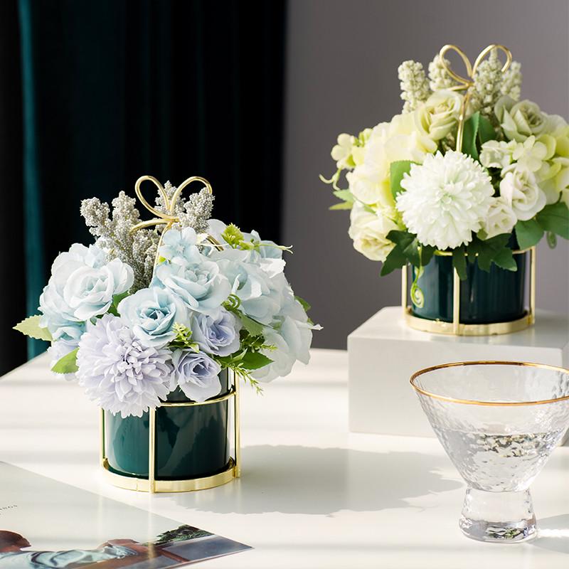 创意轻奢办公室桌面装饰品家居小饰品摆设装饰客厅茶几花艺摆件