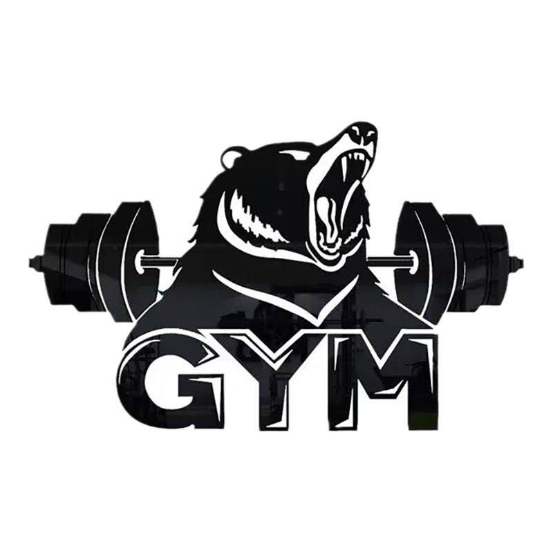 网红打卡健身房墙面装饰文化励志标语贴纸形象氛围布置壁挂画背景