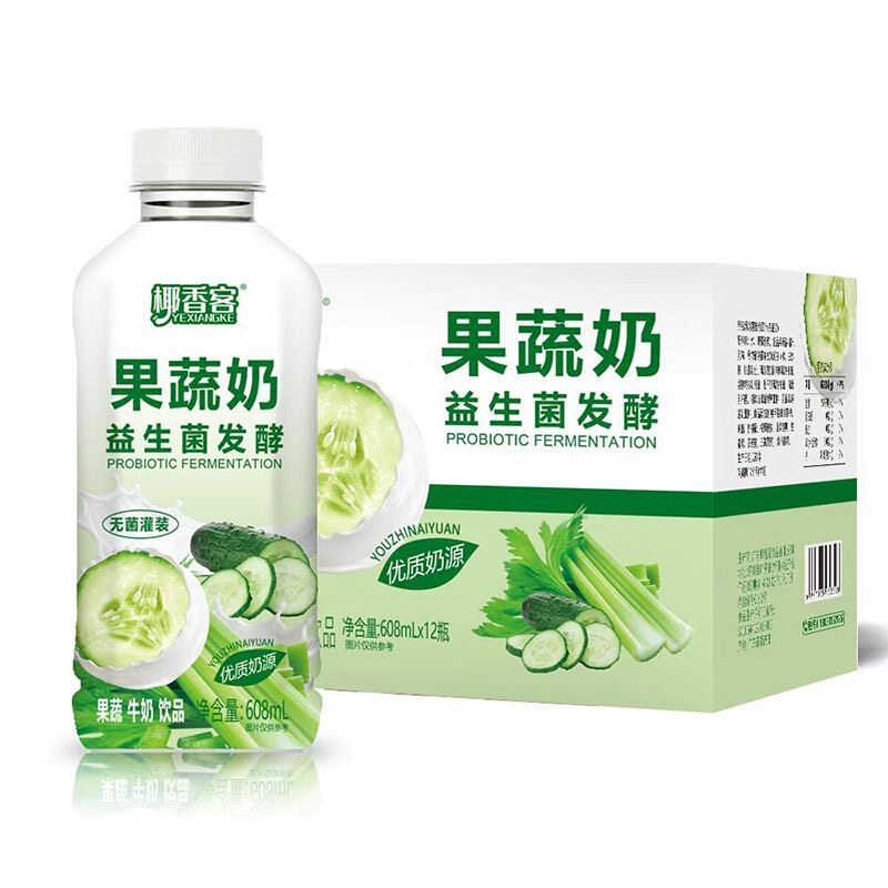椰香客益生菌发酵无菌瓶装奶