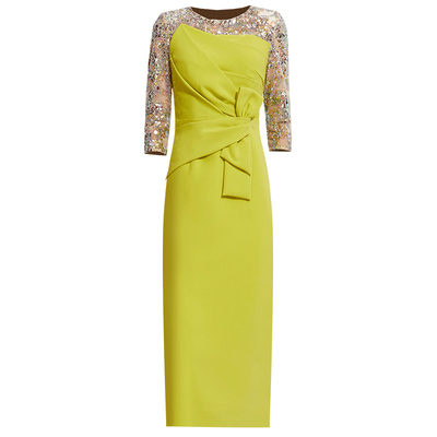 创意狐法式轻礼服气质演出服