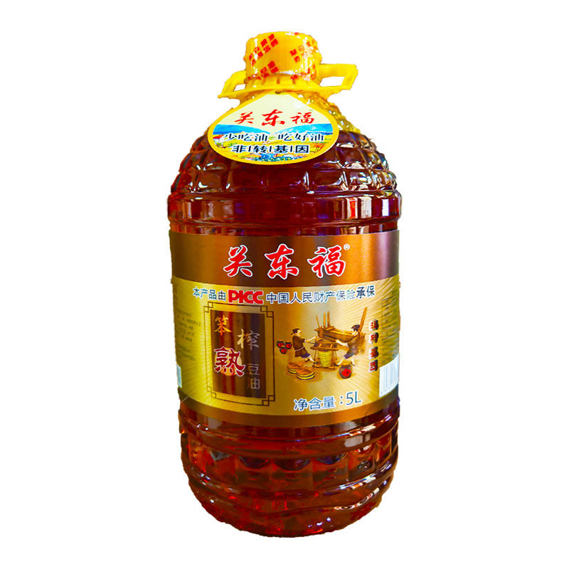 关东福笨榨大豆油东北古法压榨