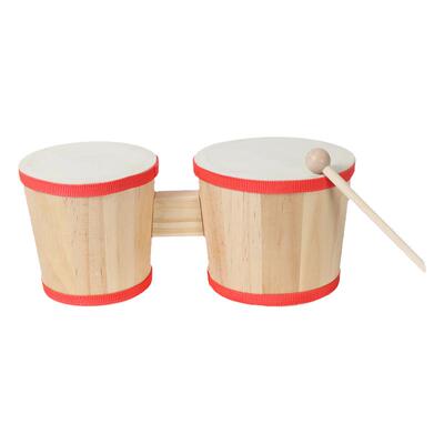 【原木手鼓】宝宝早教打击乐器