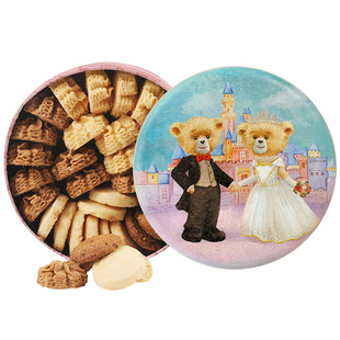 香港珍妮曲奇聪明小熊曲奇饼干四味礼盒装手工特产新年进口零食品