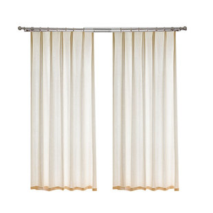 法式纱帘透光不透人窗帘轻奢奶油色窗纱客厅卧室防晒隔热阳台飘窗