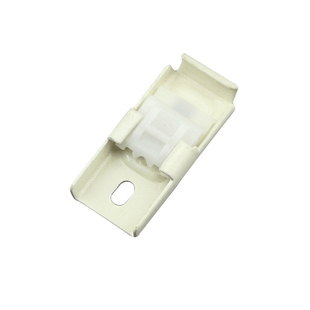 窗帘弯曲轨道配件固定卡扣安装码支架顶侧装窗帘滑轮老式滚轮封口