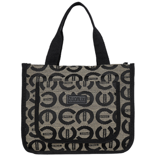 手提包妈咪包包女士手拎包大容量上班族百搭外出妈妈款帆布手提袋