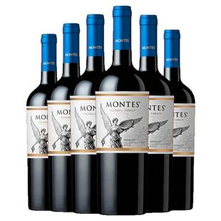 蒙特斯红酒葡萄酒整箱干红梅洛智利原装进口经典官方旗舰品牌正品