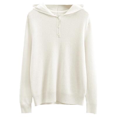 米皇新款连帽休闲羊绒衫