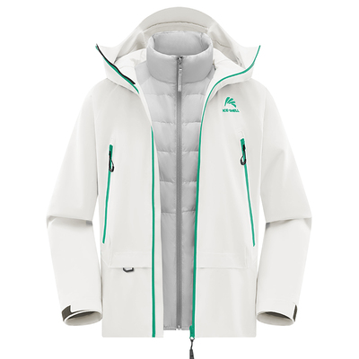 【王一博同款】鸭鸭冰壳系列羽绒服男女同款户外三防冲锋上衣外套