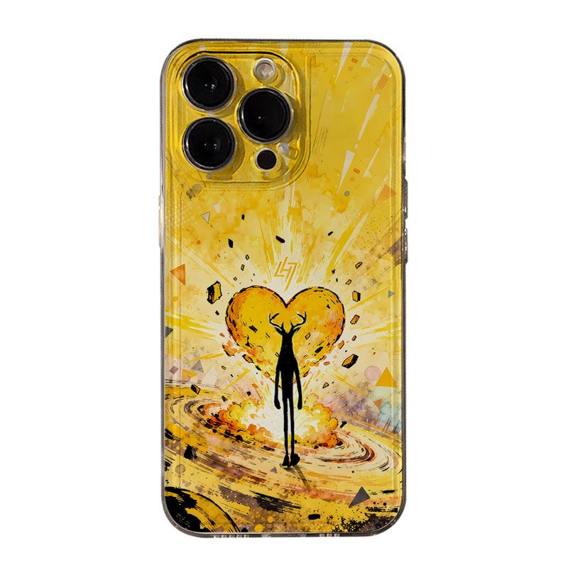 iPhone17创意华为PURA90苹果13创意OPPORENO15C透明小众14ProMax软适用16PLUS手机壳鹿晗周边ins风红米TURBO5