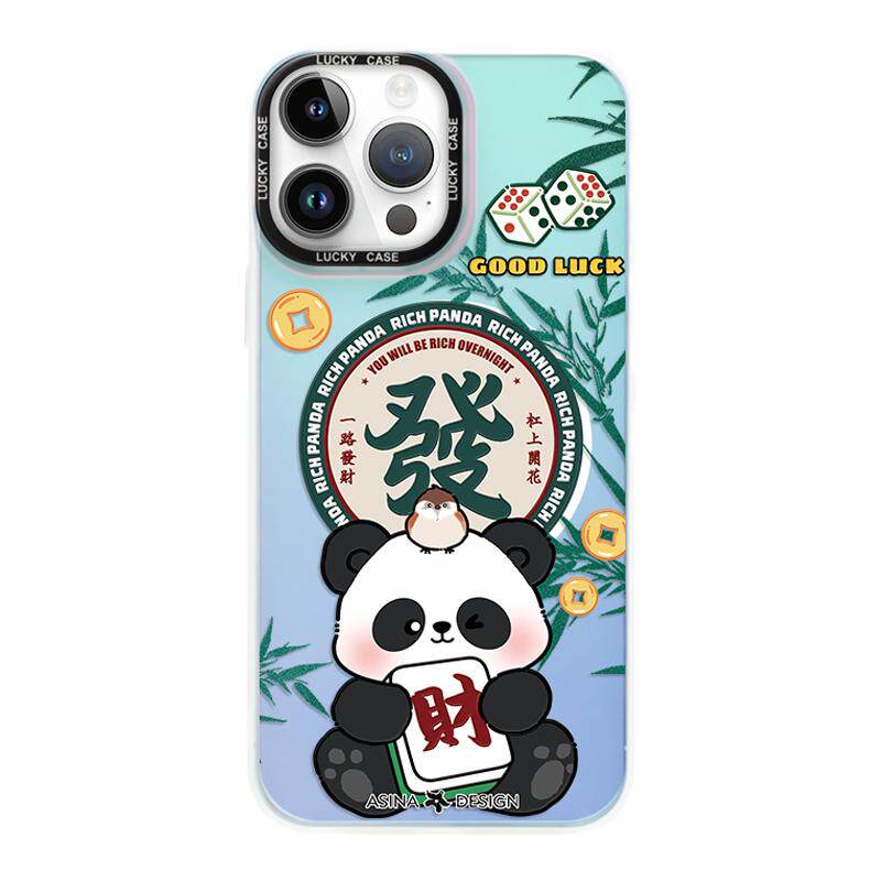 雀神胖达适用苹果15-12系列磁吸