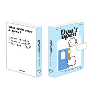 白的狗BadDog原创文具A6活页外壳手账旅行收纳本咕本笔记票据卡册