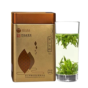 2025新茶猴坑明前黄山毛峰特级100克罐装绿茶安徽原产地高山春茶