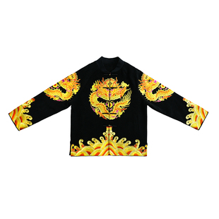 贝勒府＜高端品•龙行龘龘＞中国风刺绣龙袍新中式唐装秋冬季外套