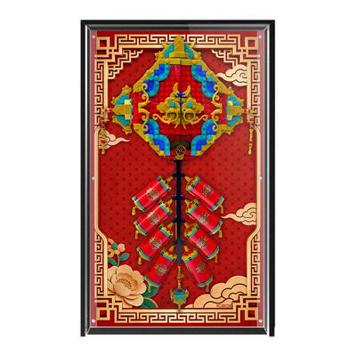 KGBOX迎财爆竹挂墙展示盒