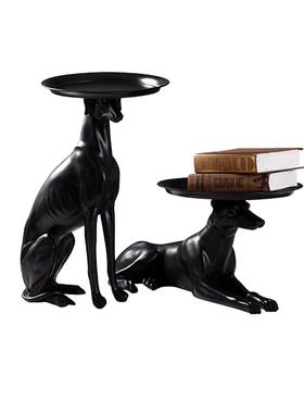 沙发边几茶几咖啡桌北欧雕塑摆件