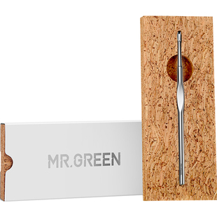Mr.green德国 美甲死皮推 进口不锈钢去死皮修手指甲工具铲死皮叉