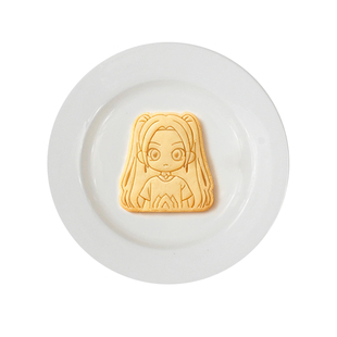 猎魔女团卡通饼干模具米拉鲁米佐伊曲奇翻糖立体按压式烘焙工具模