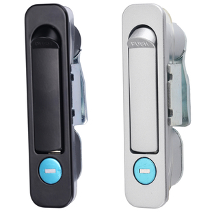 MS737电柜箱平面锁XAT46开关控制柜弹跳锁工业网络机柜门锁按压锁