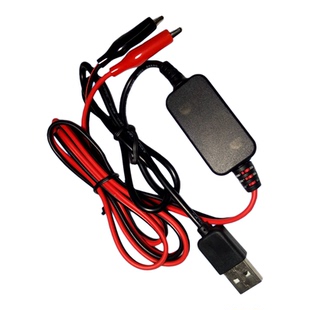 USB5V转3V夹子线DC咀线电源转换板与充电宝组合替代干电池