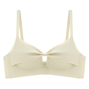 无痕内衣女无钢圈小胸显大聚拢防下垂收副乳性感美背文胸罩调整型