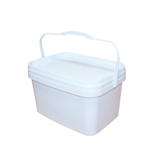 20升手提带盖坐人钓鱼渔具装置桶10公斤家用食品级广口方形塑料桶