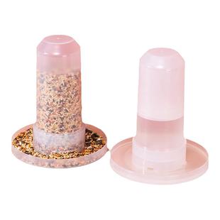 鸟用自动下料器饮水器鸽子芦丁鸡喂水器玄凤鹦鹉喂食盒喂鸟食盒槽