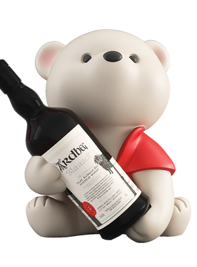 映森卡通暴力熊红酒架乔迁礼物