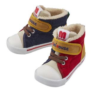 日本直邮MIKIHOUSE学步鞋儿童鞋宝宝秋冬加绒鞋保暖新品