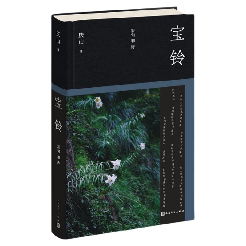 【新华文轩专享冰箱贴】宝铃：短句和诗 庆山安妮宝贝新书清冽的内在一切境庆山作品全集 正版原著书籍小说畅销书  人民文学出版社