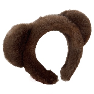 秋冬可爱猫耳朵毛绒发箍女款洗脸专用头箍日常外戴压发卡发捆头饰
