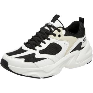 Skechers斯凯奇男鞋网面透气老爹鞋厚底缓震增高运动户外休闲鞋