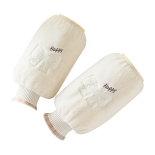 罗口袖套女2025新款套袖上班耐脏羽绒服学生高颜值护袖秋冬手袖头