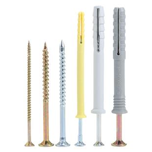 美固钉敲击式锚栓塑料膨胀钉尼龙地板钉木龙骨专用钉套装M6M8M10