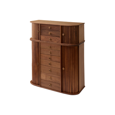 梵瀚黑胡桃木茶具收纳柜