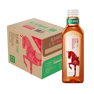 【渠道专享】农夫山泉东方树叶无糖茶饮料红茶900ml*12瓶